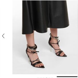 Peter Do New unworn elegant lucite heels. Can wear with/without multiple straps